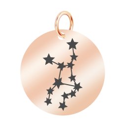 Martisor Pandantiv Inox Banut Rose Gold Constelatie Fecioara