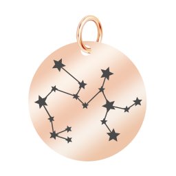 Martisor Pandantiv Inox Banut Rose Gold Constelatie Sagetator