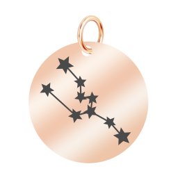 Martisor Pandantiv Inox Banut Rose Gold Constelatie Taur