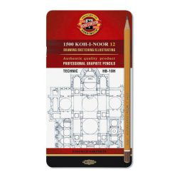 Set creioane grafit KOH-I-NOOR pentru desen tehnic