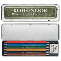 Set 6 creioane mecanice 2 mm VERSATIL KOH-I-NOOR