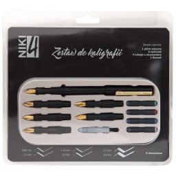 Set caligrafie NIKI, 12 piese