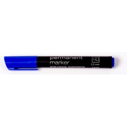 Marker permanent albastru KOH-I-NOOR, 10 buc/set
