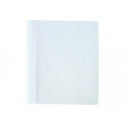 Dosar PP cu sina si 2 perforatii SPREE ECONOMY, alb, 25 buc/set
