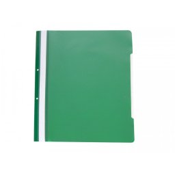 Dosar PP cu sina si 2 perforatii SPREE ECONOMY, verde, 25 buc/set