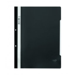Dosar PP cu sina si 2 perforatii SPREE BUSINESS, negru, 25 buc/set