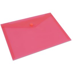 Mapa A4 cu buton SPREE, rosu, 12 buc/set