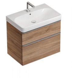Set mobilier cu 2 sertare Geberit Smyle Square 90cm nuc