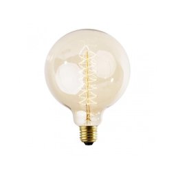 Bec industrial decorativ dimabil SELRED G125 E27/60W/230V 2200K 260 lm