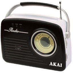 Radio Akai APR-11BK, USB, SD card, Negru