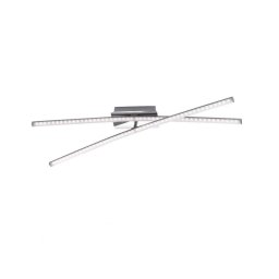 Lustră LED aplicată SIMON 2xLED/8W/230V crom mat Leuchten Direkt 11272-55