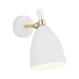 Aplică CHARLOTTE 1xE27/15W/230V albă/aurie Argon 4699