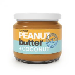 GymBeam Unt de arahide cu nucă de cocos 340 g cocos