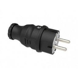 Conector Schuko tata 16A/250V IP44, ELPL-SH/RB-BK114022011-BMS