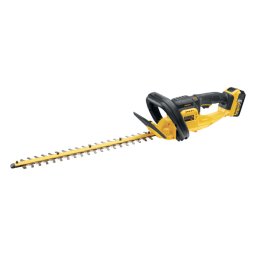 Foarfeca pentru tuns gard viu cu acumulator 18V DeWalt DCM563P1-QW, lama de 55 cm, 1 acumulator x 5.0 Ah si incarcator