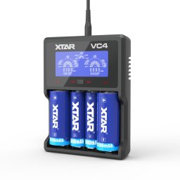 Incarcator baterii XTAR-VC4 Li-Ion și NiMH/NiCd