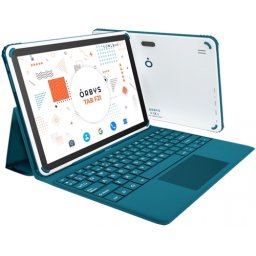 Tableta scolara Orbys Tab F21, 32 GB, 3 GB RAM, 10" 4G, culoare alb si tastatura cu trackpad F21, echivalenta Samsung Galaxy Tab