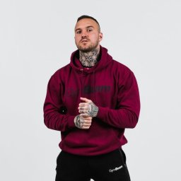 GymBeam Hanorac PRO Hoodie Burgundy M