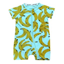 Salopeta turcoaz pentru bebelusi - Banane verzi