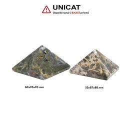 Piramida Jasp Oceanic Druzy Minerala Naturala - 55-60 x 87-95 x 88-93 mm - Unicat