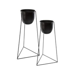 SET 2 GHIVECE METALICE PE STATIV
