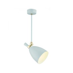 Lustră pe tijă CHARLOTTE 1xE27/15W/230V albastră/aurie Argon 4685