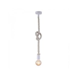 Lustră pe cablu DIY 1xE27/10W/230V albă Leuchten Direkt 13572-16