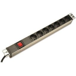 Digitus 19'' Outlet Strip With Switch, 7 Outlets Schuko