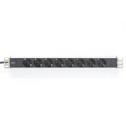 Digitus 19'' Outlet Strip, 8 Outlets Schuko