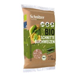 Paine din hrisca, fara gluten si lactoza 6 felii bio 250g