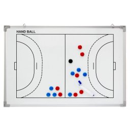 Tabla magnetica handbal 90x60 cm, cu magneti si marker