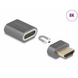 Adaptor magnetic HDMI-A 8K60Hz T-M, Delock 66684
