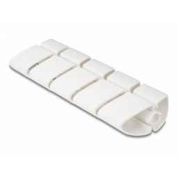 Set 5 buc extensii pentru organizator/canal cablu (20797) 75x45mm Alb, Delock 20803