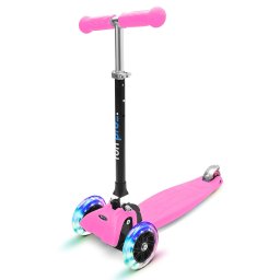 Fun pro ONE scuter pentru copii 3-6 ani Roți LED pliabile până la 50 kg înălțime reglabilă (RT-2ZOE-K53R)