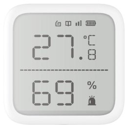 Detector de temperatura si umiditate wireless Hikvision DS-PDTPH-E-WE