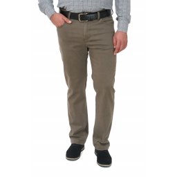 Pantaloni casual cu buzunar drept, Realize, maro cenusiu (Marime pantalon: W34)