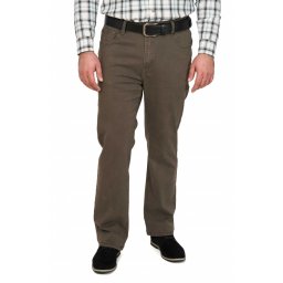 Pantaloni casual cu buzunar drept, Realize, maro (Marime pantalon: W33)