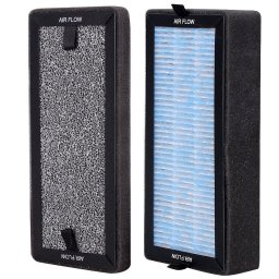 OBERON 180- Set 2 filtre combinate HEPA/Antibacterian, Fotocataliză/Carbon Activ pentru purificator aer