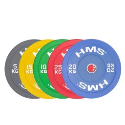 Greutate olimpica Bumper Plate HMS CBR10 10 Kg