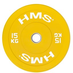 Greutate olimpica Bumper Plate HMS CBR15 15 Kg