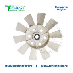 Paleta la ventilatorul cutiei de viteze la tractoarele Husqvarna TC 142T