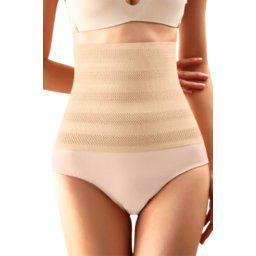 Chilot modelator PureShape, talie inalta, efect de aplatizare abdomen, Beige