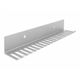 Organizator cabluri 318 x 65mm montare perete Gri, Delock 66888
