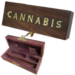 Cutie depozitare Joint Rolling din lemn 14 x 5 cm