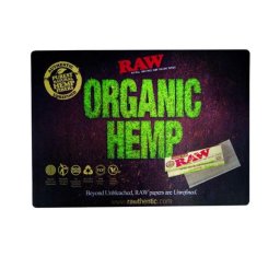 Raw Black Tava de rulat Organic Anti-alunecare 42 x 30 cm
