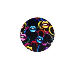 Urban Crew Grinder Pop Weed Leaves Heart & Lips aluminiu negru 4 Parti Ø50mm