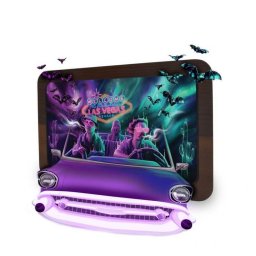 V Syndicate Tava de rulat lemn 3D HD Wood Bat Country 30 x 17,8cm (USA)