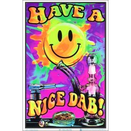 Poster de catifea efect psihedelic UV Have a nice Dab (USA)
