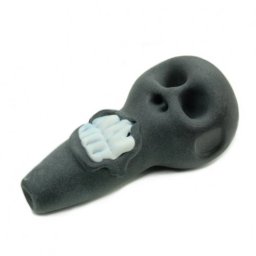Pipa sticla Frosted Scary Face