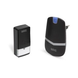 Sonerie fără fir pentru priză 230V IP44 neagră